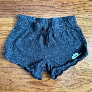 Girls Heathered Gray Nike Shorts